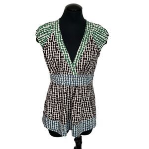 BCBGMAXAZRIA Polka Dot Blouse - Women’s M